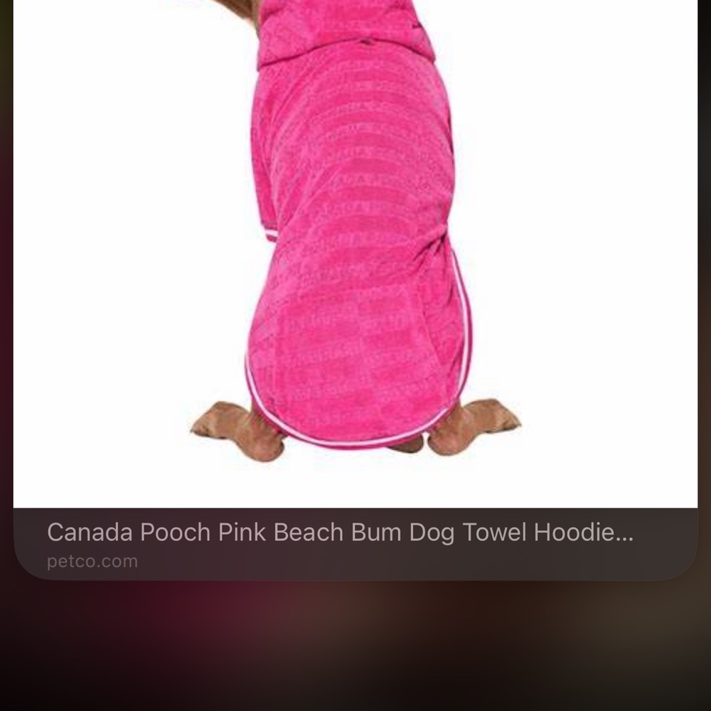 BEACH BUM Dog/Cat TOWEL HOODIE
🚩Hot Pink White Trim (Terry Cloth)
🚩NEW w/Tags - Picture 3 of 7